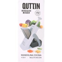 Quttin Cortador de Verduras 4 en 1, 14.5x14.5x33 cm, 735 g (6 Unidades)