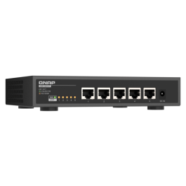 QNAP QSW-3205-5T switch No administrado 10G Ethernet (100/1000/10000) Escritorio Negro QNAP QSW-3205-5T switch No administrado 10G Ethernet (100/1000/10000) Escritorio Negro