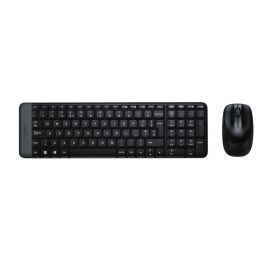 Logitech MK220 Combo Teclado y Ratón Inalámbrico Compacto para Windows, Conexión Inalámbrica 2.4 GHz con Receptor USB Unifying, Batería Duradera, PC/Laptop