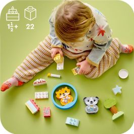 LEGO Duplo Mi Primer Perrito y Gatito con Sonidos - Juego de Construcción para Niños 1.5+ años, 22 Piezas