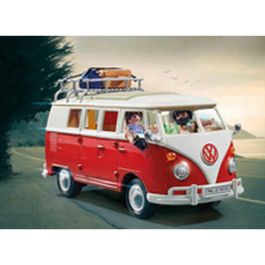 Playmobil Volkswagen T1 Camping Bus con figuras y accesorios, ideal para aventuras