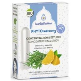 ESENTIAL AROMS Phytomemory 5ml + 2 Sticks Inhaladores, Psicoaromaterapia para Atención y Memoria con Menta, Romero, Limón Precio: 12.89000053. SKU: B1JNMMXL9W
