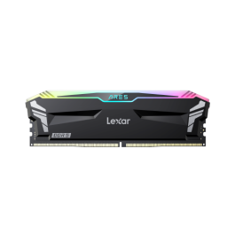 Lexar Memoria Ares Ddr5 32Gb (2X16Gb) 7200 Cl34 1.4V Heatsink Rgb Dual Pack Black LD5U16G72C34LA-RGD