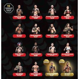 Bizak Figura de Acción Articulada UFC Coleccionable con Punching Bag y Set de Lucha Completo - Juguete para Niños de 3+ Años - 7.5 cm