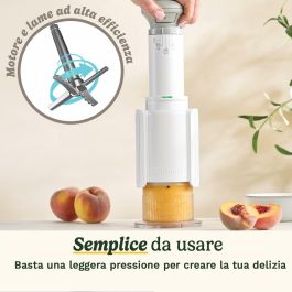 Cuisinart ICEFD10E Heladera para postres helados, sorbetes y yogures - 250W - 3 x 240 ml - Blanca - CUI3030050196603