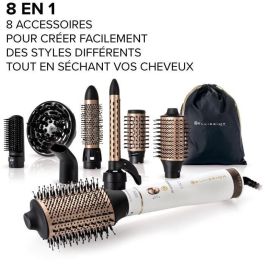 Bellissima AUC8007403118471 Cepillo Soplador Iónico Secador Calentado Air Wonder con Volumen, Cerámicos Queratina y 8 Accesorios Bellissima AUC8007403118471 Cepillo Soplador Iónico Secador Calentado Air Wonder con Volumen, Cerámicos Queratina y 8 Accesorios