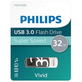 Philips FM32FD00B Memoria USB 3.0 32GB Vivid Edition Shadow Grey
