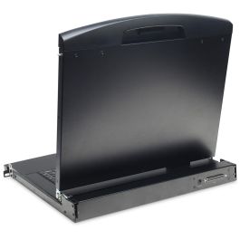 DIGITUS Consola Modular TFT 17" KVM 8 Puertos Panel Táctil Teclado Alemán 1280x1024 para Rack 1U