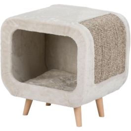 Trixie Alicia Cozy Shelter para Gatos - Rascador de Cubo de Felpa con Cojín Lavable - Gris 48x48x38cm Precio: 92.50000001. SKU: B19SV4Q542