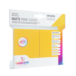 Pack Matte Prime Sleeves Yellow (100) Precio: 7.49999987. SKU: B1FVTBPSQB