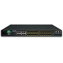Planet SGS-6341-16S8C4XR Switch L3 Gestionable Apilable 16 SFP 100/1000X + 8 TP/SFP Gigabit + 4 SFP+ 10G Alimentación Redundante