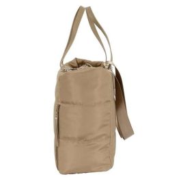 Safta Bolso con bolsillo para portátil 14,1'' Moos Cápsula acolchado Camel 54x31x17cm