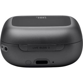 JBL Live Buds 3 Auriculares Inalámbricos Bluetooth Negros IP55 con Cancelación de Ruido y 24h de Batería