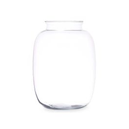 Jarrón Giftdecor abombado boca abierta 24x32x24 cm vidrio transparente Jarrón Giftdecor abombado boca abierta 24x32x24 cm vidrio transparente