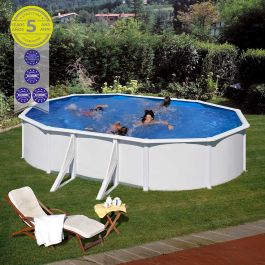 Piscina ovalada de pared de acero con chapa blanca 500 x 300 x 120 cm kit500eco gre Precio: 1670.49999952. SKU: B1J46Y48A7