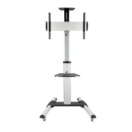 TooQ FS1870M-B Soporte de Suelo Portátil para TV/Monitor Señalización 37-70 pulgadas VESA 600x400mm, 50kg, Ruedas, Bandeja Negro/Plata Precio: 214.88999961. SKU: S0223249