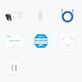 Reolink P340 PoE - Cámara de Seguridad IP 12MP Interior/Exterior WiFi6 IP66 con Visión Nocturna y Audio Bidireccional