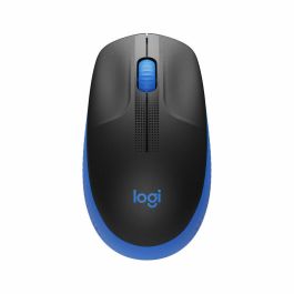 Ratón Inalámbrico Óptico Logitech M190 1000 dpi Azul Negro/Azul