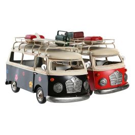 Vehiculo Decoracion Vintage DKD Home Decor Azul Marino Rojo 14 x 18 x 28 cm (2 Unidades) Vehiculo Decoracion Vintage DKD Home Decor Azul Marino Rojo 14 x 18 x 28 cm (2 Unidades)