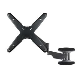 TooQ LP2355TN-B Soporte de Pared Articulado para TV 23-55" hasta 30kg VESA 75x75-400x400 con Pistón Gas y Cableado Negro