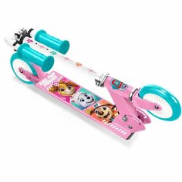 PAW PATROL PAT3496273400420 Patinete Plegable Scooter Infantil Color Rosa | Patín para Niños y Niñas de Stamp