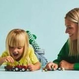 Lego City Juego de Construcción Tractor Rojo con Remolque y Oveja, para 4+ años