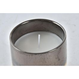 DKD Home Decor Vela Atlántico Marrón Blanco de Cera y Cerámica - 8x9.5x8 cm - Pack de 12 Unidades