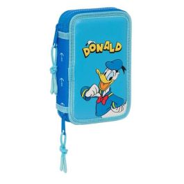 Plumier Escolar Safta Doble Cremallera 28 Piezas Donald Duck 40x125x195 mm Plumier Escolar Safta Doble Cremallera 28 Piezas Donald Duck 40x125x195 mm