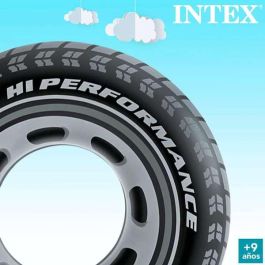 Intex Flotador Neumático Hinchable de Rueda 91 cm para Piscina, apto para Mayores de 9 Años, Fabricado en 100% PVC.