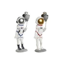 DKD Home Decor Figura Astronaut girl Urban Blanco Azul Resina 12 x 41 x 16 cm (2 Unidades) Precio: 36.79000039. SKU: B13EK77R93