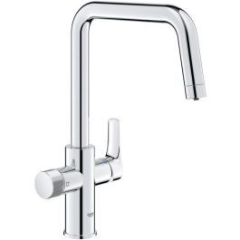 Grifo de cocina con filtro - Cromo - Filtración de agua - Caño alto en U - Rotación 150° - GROHE Blue Pure Start - 30595000 Precio: 218.59000053. SKU: B1AMEC2VDN