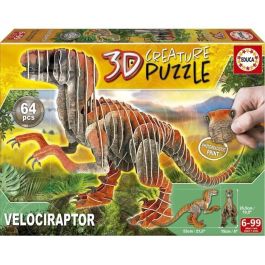 Puzzle 3D Educa Velociraptor 58 Piezas 3D Puzzle 3D Educa Velociraptor 58 Piezas 3D