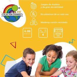 Cayro Tablero Parchis y Oca 6 Jugadores Madera 40x40 cm con Accesorios