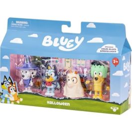 Caja de figuras articuladas - BLUEY - Disfraces - 4 figuras articuladas - Accesorios incluidos Caja de figuras articuladas - BLUEY - Disfraces - 4 figuras articuladas - Accesorios incluidos
