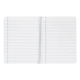 Liderpapel Cuaderno Espiral A4 Witty Tapa Dura 80 Hojas 90gr Pauta 3,5mm con Margen Color Rojo