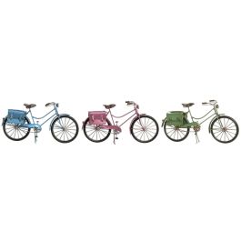 Figura Decorativa Home ESPRIT Azul Rojo Verde Rosa Bicicleta Vintage 30 x 9 x 15 cm (3 Unidades) Precio: 43.49999973. SKU: B1E6CHY59W