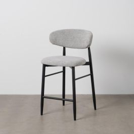 Taburete 65 cm Gris Tejido-Metal 53 X 52 X 95 cm