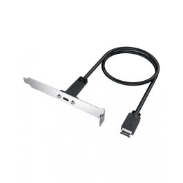 GrauGear G-AD-ETC-10G Cable Extensión USB 3.2 Gen 2 (10Gbps) Type-E Hembra a Type-C Macho 0.5m con PCI Blende Precio: 38.89000016. SKU: B1EYVFGA2J