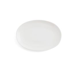 Ariane Fuente Oval de Porcelana Vital Coupe Blanca 21 cm, Profesional Reforzada, Apta Lavavajillas, Microondas y Horno (12 Unidades)