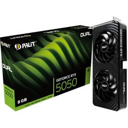 Palit RTX 5050 Dual 8GB GDDR6 – Tarjeta Gráfica para Juegos y Rendimiento Gráfico
