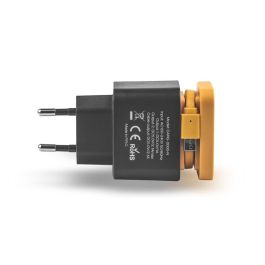 Elbe CARG-2000-N Cargador USB de Pared 2xUSB + Micro USB