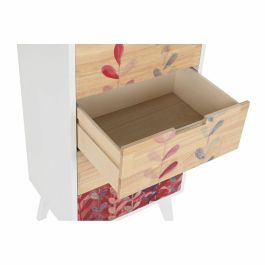 Cajonera Scandi DKD Home Decor Natural Blanco 30 x 78 x 40 cm