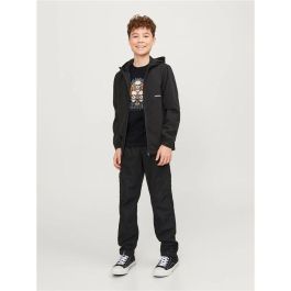 Camiseta de Manga Corta Infantil Jack & Jones 12253965-C-N10 Negro
