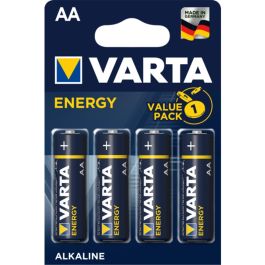 Varta Pila Alcalina AA LR06 Energy Value Pack Blister 4 Unid. Tecnología Alcalina Manganeso Precio: 1.88999943. SKU: S7904370