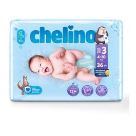 Chelino Pañal Infantil Tumbado Talla 3 (4-10 kg) - 36 Unidades Precio: 9.5000004. SKU: S4604299