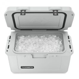 Dometic DOM0713814336219 Nevera Portátil Patrol 35, 36L, Mantiene Hielo Varios Días, Tapón Drenaje, Blanca