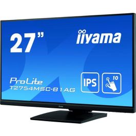 Monitor Iiyama 27" (T2754MSC-B1AG) Negro Pcap 10-Points Tactil, Anti Glare Coating, 1920 X 1080, Ips-Panel, Slim Bezel, Speakers, Vga, Hdmi, Height Adjust., 300 Cd/M², Usb 3.0 Usb Touch Interface Monitor Iiyama 27" (T2754MSC-B1AG) Negro Pcap 10-Points Tactil, Anti Glare Coating, 1920 X 1080, Ips-Panel, Slim Bezel, Speakers, Vga, Hdmi, Height Adjust., 300 Cd/M², Usb 3.0 Usb Touch Interface