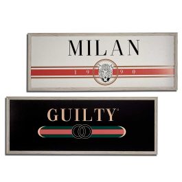 Cuadro Guilty Milan Surt Marco Crema 46X121Cm Giftdecor (4 Unidades) Precio: 118.49999964. SKU: B1JP8BG4AA