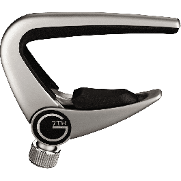 G7th Cejilla para Guitarra Acústica de 6 Cuerdas Plateada