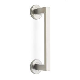 HERRAJES ALK Manillón para Puerta Modelo Tendal de Acero Inoxidable Ø50, Acabados Níquel Satinado y Negro Mate, con o sin Roseta Precio: 10.69000031. SKU: B1D6QVLLLK